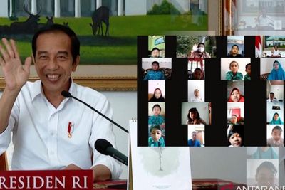 Hari Anak Nasional, Siswa SD Sampaikan Keluhan ke Presiden Jokowi