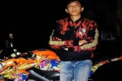 Sok Jago! Pemuda Anggota Ormas Loreng Oranye Tantang TNI, Geber Motor di Markas Yonif 303