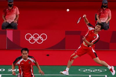 Olimpiade Tokyo 2020: Hendra Ahsan Tampil Kompak Atasi Yakura Ho-Shue di Laga Pertama