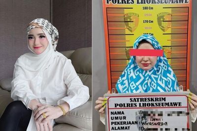 Selebgram Aceh, Herlin Kenza Resmi Jadi Tersangka Kerumunan, Ekspresinya Jadi Sorotan