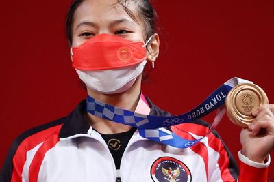 Windy Cantika Sempat Cedera Tertimpa Barbel Sepekan Jelang Olimpiade Tokyo