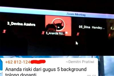 Pria Ini Pakai Bakcground PDIP saat Ikut Rapat Online, Netizen: Bismillah Direksi BUMN