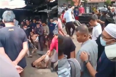 Tragis! Dua Pria Berlumuran Darah Habis Dikeroyok Warga, Terciduk Curi Motor di Tangerang