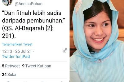 Annisa Pohan Dianggap Menistakan Agama karena Salah Kutip Ayat Alquran: Mohon Maaf