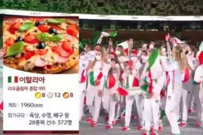 Pakai Pizza untuk Menggambarkan Italia di Pembukaan Olimpiade Tokyo, TV Korsel Minta Maaf
