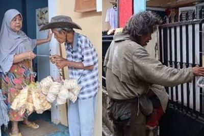 Inspiratif! Kisah Penjual Kerupuk yang Rela Beri Makan ODGJ, Meski Hidup Serba Kekurangan