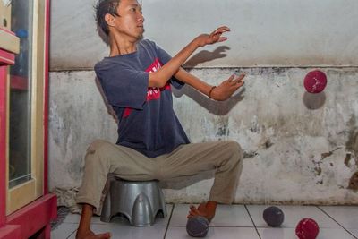 FOTO: Latihan Mandiri Atlet Boccia Jelang PEPARNAS XVI
