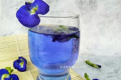 Resep dan Cara Membuat Es Teh Bunga Telang
