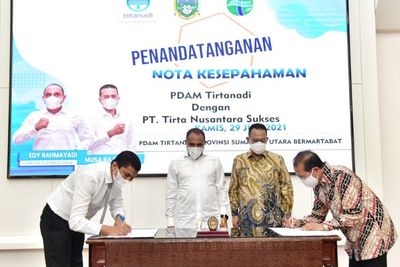 PDAM Tirtanadi Harus Penuhi Kebutuhan Air Masyarakat Medan, Gubsu: Tidak Ada Alasan