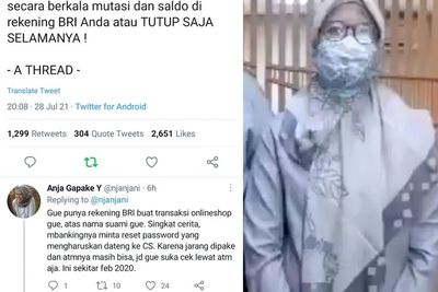 Viral Nasabah BRI Ngaku Kehilangan Uang Rp35 Juta, Rupanya Diambil Suami Sendiri
