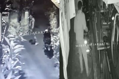 Detik-detik Komplotan Curanmor Beraksi di Mampang Prapatan Jaksel saat Subuh, Terekam CCTV