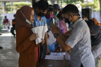 Pembagian Beras BST di Batangkuis Dibubarkan karena Sebabkan Kerumunan