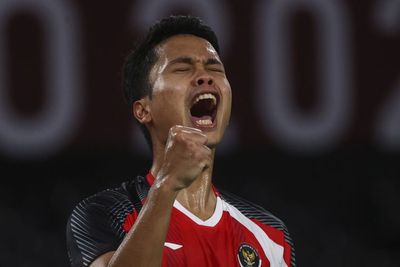 FOTO: Olimpiade Tokyo 2020, Anthony Sinisuka Ginting Melaju ke Semifinal