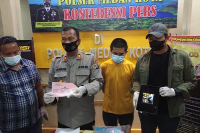 Viral di Medsos, Akhirnya Pelaku Meludahi Petugas PLN Medan Ditahan Polisi 