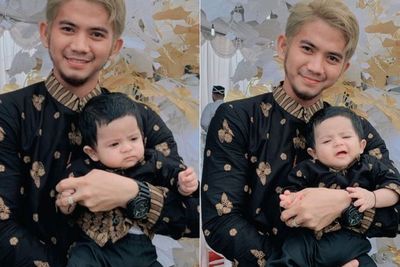 Rizki DA Tuai Pujian saat Gendong Anaknya: Nggak Bapak, Nggak Anak Ganteng Semua