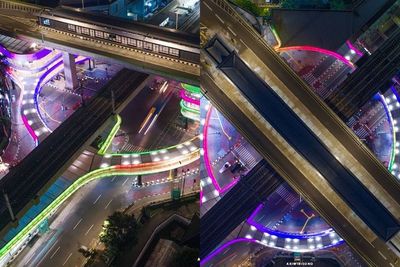 Momen Indah Kerlap-kerlip Jembatan Layang Kebayoran Baru Bikin Takjub, Ini Videonya!
