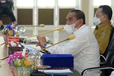 Mengajak Kolaborasi Peserta KKDN Sespimti Polri, Gubsu: Itu Kunci Penting Tangani Covid-19