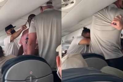 Viral Video Tiga Orang Penumpang Berkelahi di Pesawat, Penumpang Lainnya Histeris