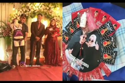 Viral Pengantin Dapat Kado Lingerie & Alat Kontrasepsi, Netizen: Gitu Kalau Ngundang Iblis