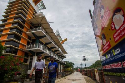 FOTO: Perpanjangan PPKM di Banjarmasin
