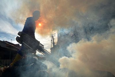 FOTO: Pencegahan DBD di Pemukiman di Padang