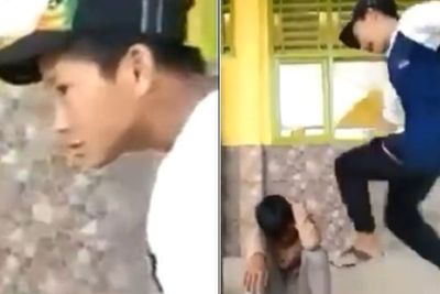 Tampang Remaja Sok Jago yang Pukuli dan Tendangi Kepala Temannya Tanpa Ampun, Bikin Geram
