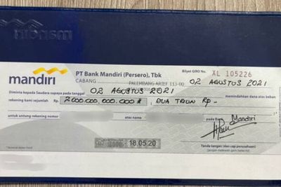 Heboh Bilyet Giro Akidi Tio Rp2 Triliun, Ini Ciri-Ciri Bilyet Giro Asli & Cara Mencairkan