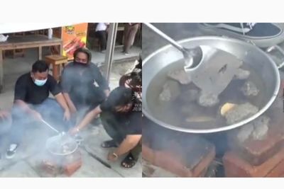 Pedagang di Cilegon Rebus Batu dan Pasang Bendera Putih, Protes PPKM Darurat Diperpanjang