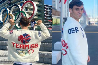Atlet Gay Inggris Tom Daley Pamer Karya Merajut Terbarunya: Cardigan Olimpiade Saya!