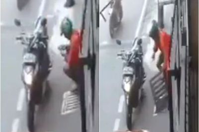 Ironis, Driver Ojol di Bekasi Curi Besi Penutup Got, Diduga Karena Sepi Orderan