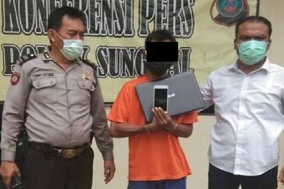 Gasak 7 Laptop, Maling Rumah di Deli Serdang Terancam 7 Tahun Penjara