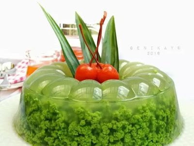 Ini Resep Puding Lumut Yang Bisa Kita Buat Siang Ini