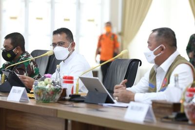 Rakor Bersama Kepala BNPB, Ijeck Sebut Siapkan Lokasi Isolasi Terpusat 