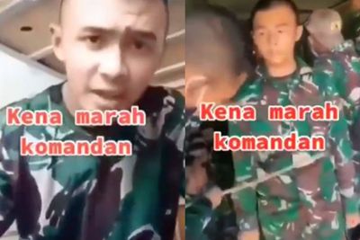 Kena Marah Komandan Dijadikan Konten Iri, Bilang Bos , Malah Ketahuan Komandannya