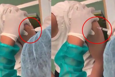Terciduk! Lagi-lagi Oknum Nakes Diduga Suntik Vaksin Kosong ke Warga, Cuma Bilang Maaf
