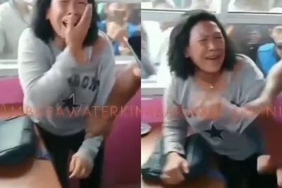 Astaga! Wanita Paruh Baya Ini Terciduk Curi Ponsel di Pasar Projo, Menangis Diamuk Warga
