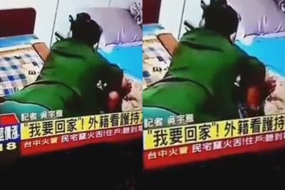 Sadis! TKW Indonesia di Taiwan Gorok Leher Nenek yang Diasuhnya, Kesal Tak Diizinkan Cuti