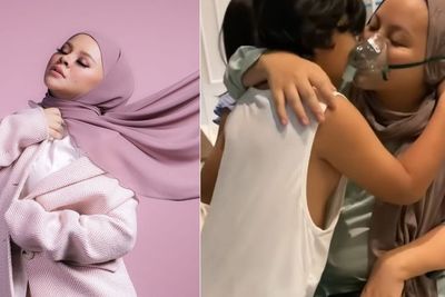 Video Pilu Penyanyi Malaysia Peluk Anak Pakai Oksigen Sebelum Meninggal karena Covid-19