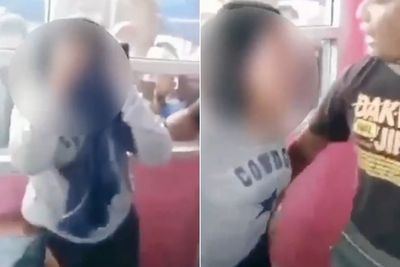 Kedapatan Curi HP, Seorang Emak-emak Disepak Warga Hingga Menangis