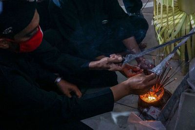 FOTO: Tradisi Penjamasan Pusaka Abirawa