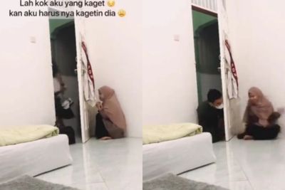 Niat Mau Ngerjain Suami Pulang Dinas, Wanita Ini Malah Dikerjain Balik, Netizen: So Sweet