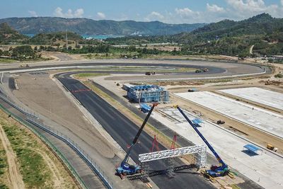 FOTO: Progres Pembangunan Sirkuit Mandalika Lombok