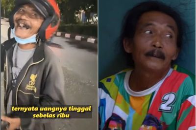 Pria Paruh Baya yang Kehabisan Bensin Itu Dapat Donasi Rp22 Juta: Terima Kasih, ya Allah