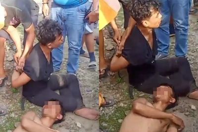 Maling Motor di Medan Ditelanjangi dan Nyaris Tewas Dihakimi Warga