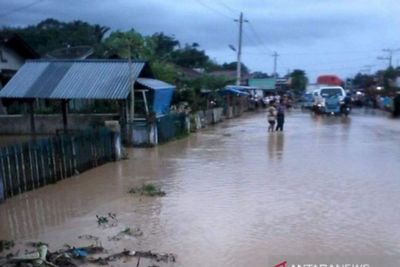 Hujan Deras Semalaman, 4 Desa di Madina Terendam Banjir, Ratusan Warga Mengungsi