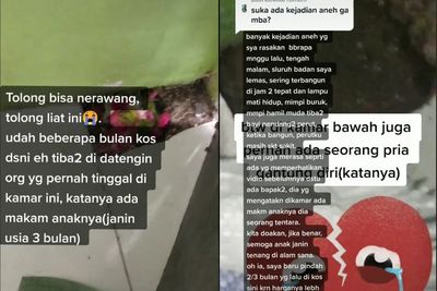 Seram! Wanita Kaget Temukan Makam Janin di Kamar Kos, Sering Alami Hal Mistis Tiap Malam