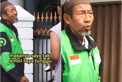 Baik Hati, Pria Ojol Ini Jaga Motor Orang Tak Dikenal di Pinggir Jalan agar Tidak Dicuri