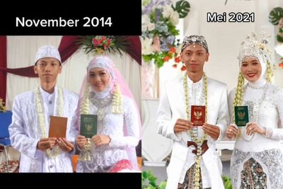 Viral Pasangan yang 7 Tahun Lalu Ikut Ujian Praktik Nikah, 2021 Malah Nikah Sungguhan