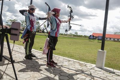 FOTO: Seleksi Nasional Atlet Panahan Secara Daring