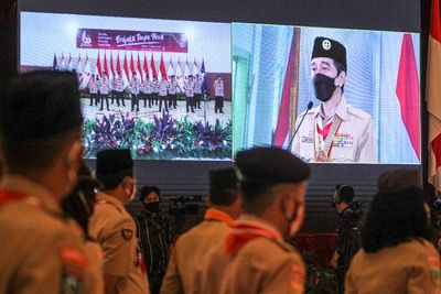 FOTO: Upacara Hari Pramuka Ke-60 Tahun